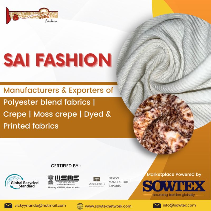 Sai Fashion – Where Quality Meets Innovation in Polyester!