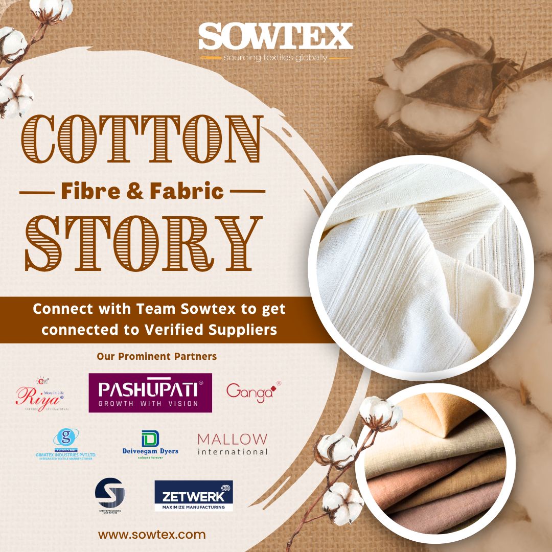 For sourcing of cotton fibre and fabrics